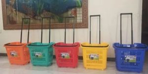 Plastic Shopping Trolley