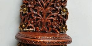 Wooden Carved Wall Shelf