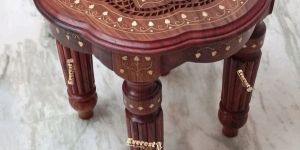 Wooden Side Stool Table For Home Decor