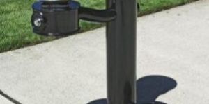 Outdoor Drinking Water Fountain Steel Body