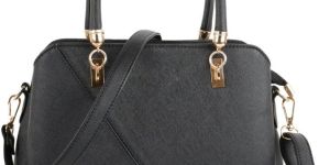 Trendy Vegan Leather Handheld Hobo Handbag