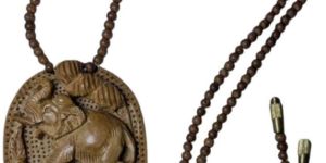 The Sahara Hunt Wooden Hand Carved Necklace