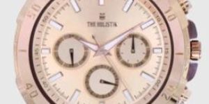 Rose Gold & Brown Zenith Mens Watch