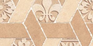 Tl Camel Brick Emboss Art Floor Tiles