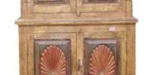 Wooden Antique Four Door Corner Racks