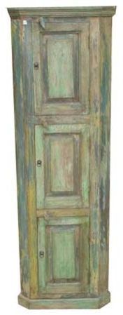 Wooden Antique Three Door Corner Racks