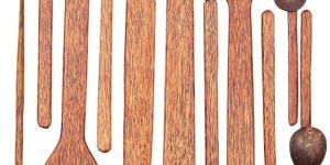 peekar handmade coconut wood set of cooking spoon