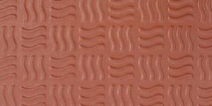 Wavy Terracotta Plus High Traffic Tiles