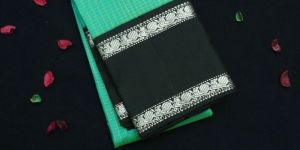 sea green silk saree