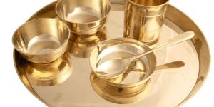 Kasya / Bronze Heavy Thali / Dinner Set (Maharaja) - KB514