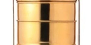 Tiffin Box ( 3 Levels) with Kalhai (tin Lining)-KB030