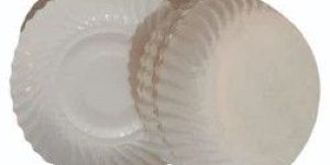 7inch White Itc Wrinkle Plate