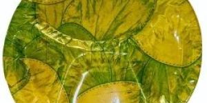 Leaf Printed Paper Plate