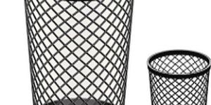 Metal Mesh Waste Paper Bin