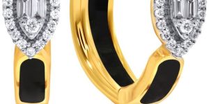 Vibrant Vision Diamond Hoop Earrings
