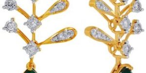 Vine Whisper Diamond Long Earrings