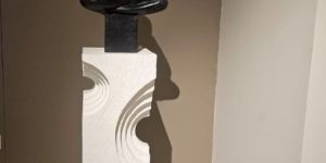 Fiber Glass Meditating Sculpture