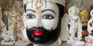 Shyam Baba Shish Marble Moorti