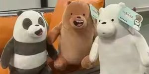 We Bare Bears Cartoon Plush Toy