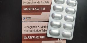Vildagliptin 50 Mg Metformin Hydrochloride 1000 Mg Tablets