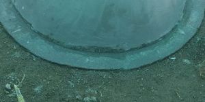 RCC Cement Cow Eating POT