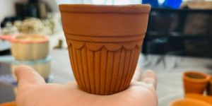 Earthenware Coffee Glass