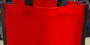 4kg Red Plain Non Woven Bag