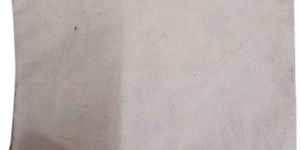 White Plain Cotton Pouch Bag