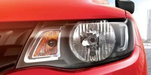 Plastic White Kwid Head Lamp