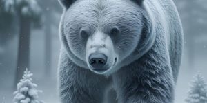Snow Bear Digital Wall Art Painting
