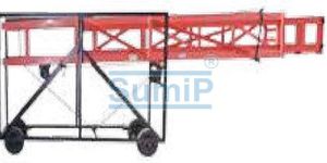 MTPL2000 300 Lbs Fibreglass Mobile Telescopic Platform Tiltable Ladder