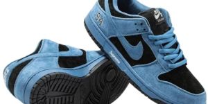 Supreme X Nike Sb Dunk Low Ocean Fog Sneaker Shoes