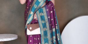 9775 Designer Jari Work Weaving Banarasi Soft Silk Saree