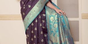9777 Designer Jari Work Weaving Banarasi Soft Silk Saree