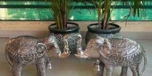 5*12*9 Inch, Aluminum Elephant Statue