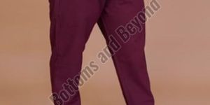 Ladies Wine Cotton Pant