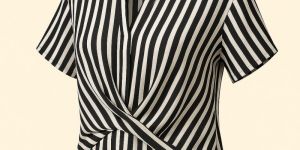 Surplus Ladies Striped Crop Top