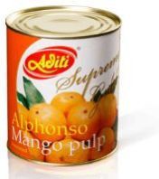 Supreme Gold Alphonso Mango Pulp Sweetened
