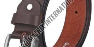 Mens Brown Genuine Leather Belt