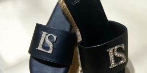 Ls Black Vegan Leather Ladies Heel