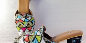Triangle Theory PU Leather Sole Heel