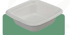 4 Square Bagasse Bowl