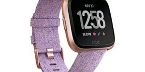 Fitbit Versa Special Edition Smartwatch, Lavender