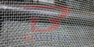 Silver Galvanised Steel Window Wire Mesh