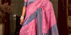 Ladies Pink Sarees