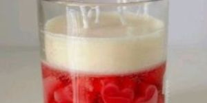 Soy Wax Heart Shaped Glass Candle