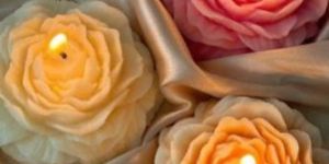 Soy Wax Rose Scented Candle