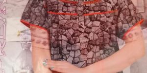 Ladies Multicolor Cotton Nightgown