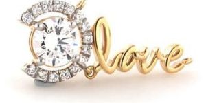Love Design 18KT Diamond Pendant