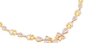 Multicolor Designer Lab Grown Diamond Necklace